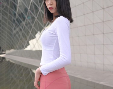 精选街拍作品 NO.0263 粉色瑜伽裤少女[417P／584MB]
