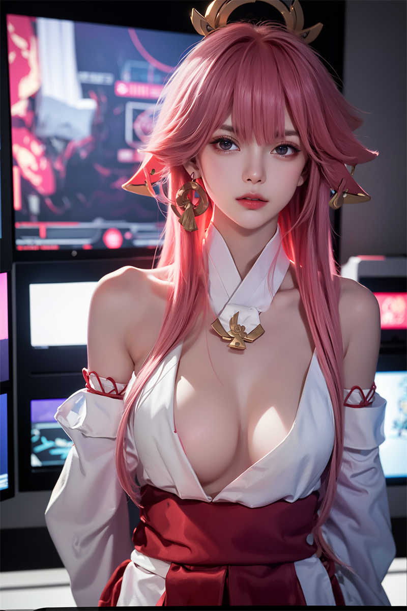 AI Art – Anime Girl 19 - Yae Miko - Genshin Impact (24).jpg