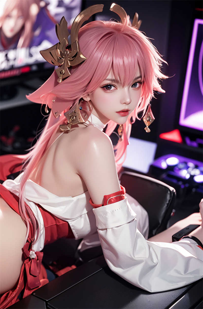 AI Art – Anime Girl 19 - Yae Miko - Genshin Impact (28).jpg